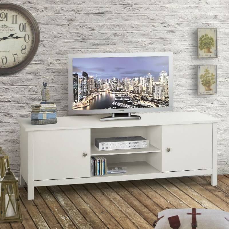 Porta TV mobile basso in legno