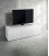 Porta TV Moderno in Legno bianco frassinato