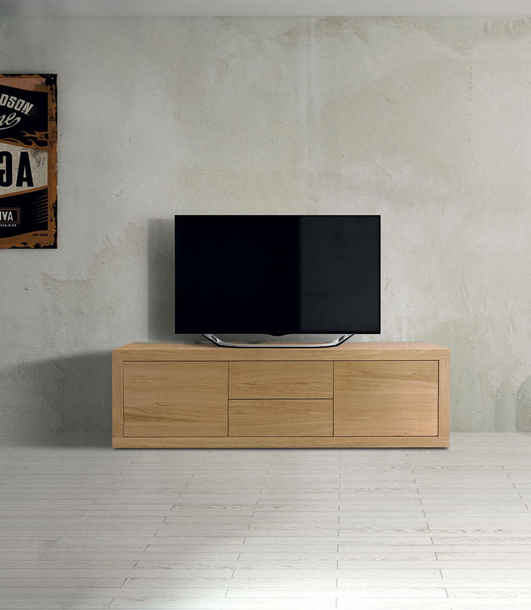 Porta TV Moderno rovere