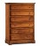 Cassettiera in legno Noce 6 cassetti Zoccolo Aperto