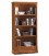 Libreria classica in legno 3 ripiani zoccolo aperto