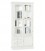 Libreria 2 ante + 3 cassetti e anta chiusa in legno Bianco Opaco