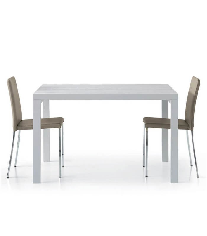Tavolo Rettangolare Bianco Frassinato
