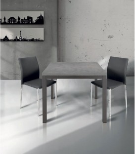 Tavolo quadrato moderno grigio