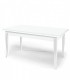 Tavolo legno allungabile design classico Bianco Opaco