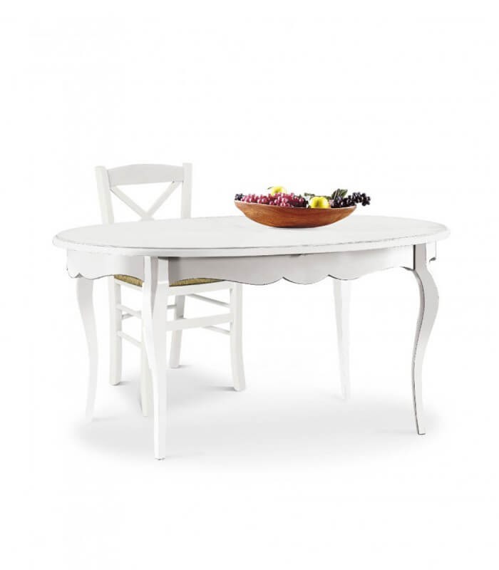 Tavolo ovale allungabile 160x110