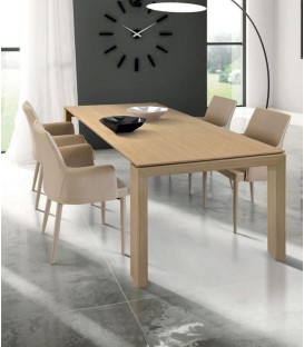 Tavolo design moderno in legno Naturale