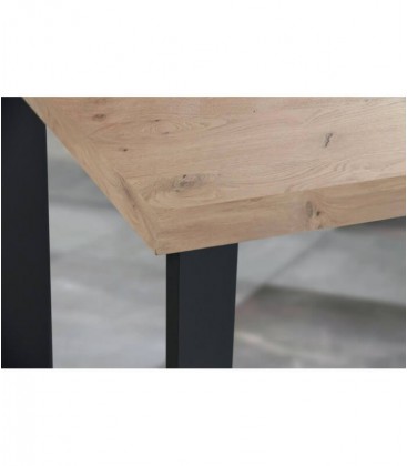 Tavolo design Moderno in legno metallo Naturale