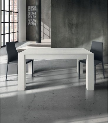 Tavolo in legno allungabile Bianco
