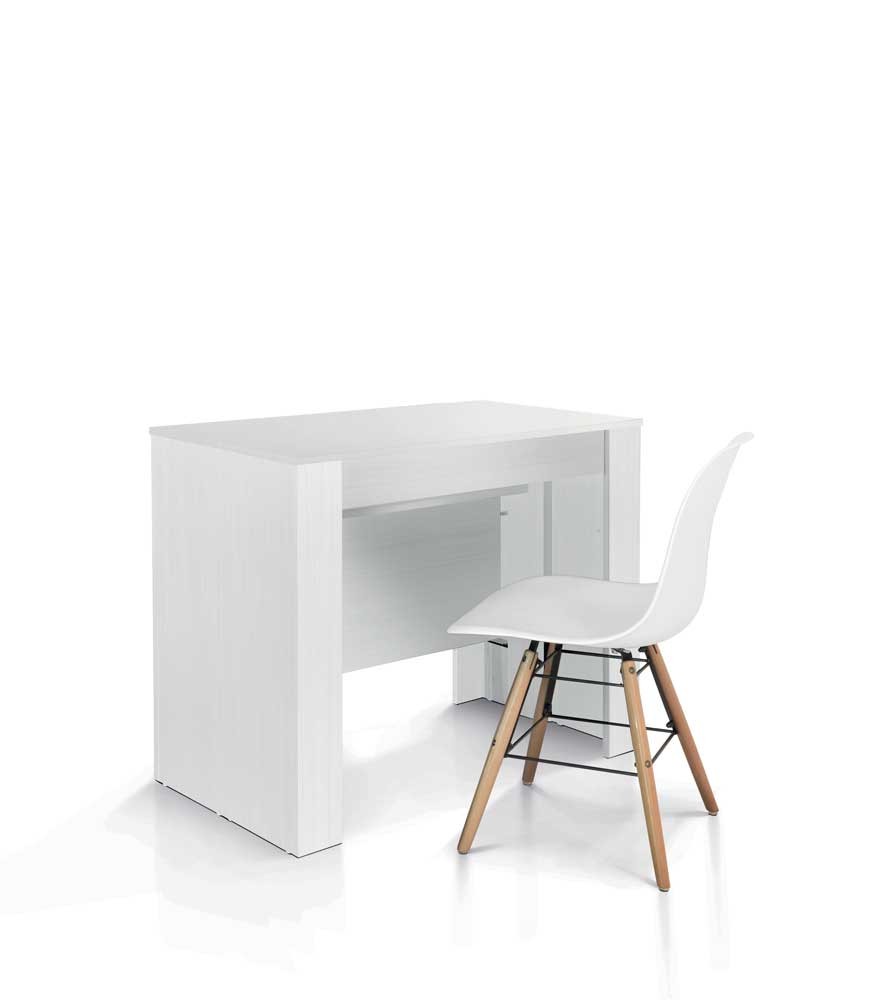 Consolle Tavolo Legno Bianco Consumato Allungabile