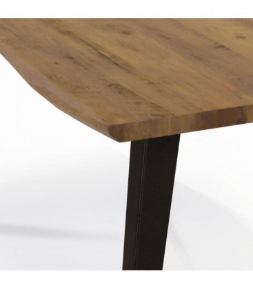 Tavolo base in metallo piano in legno