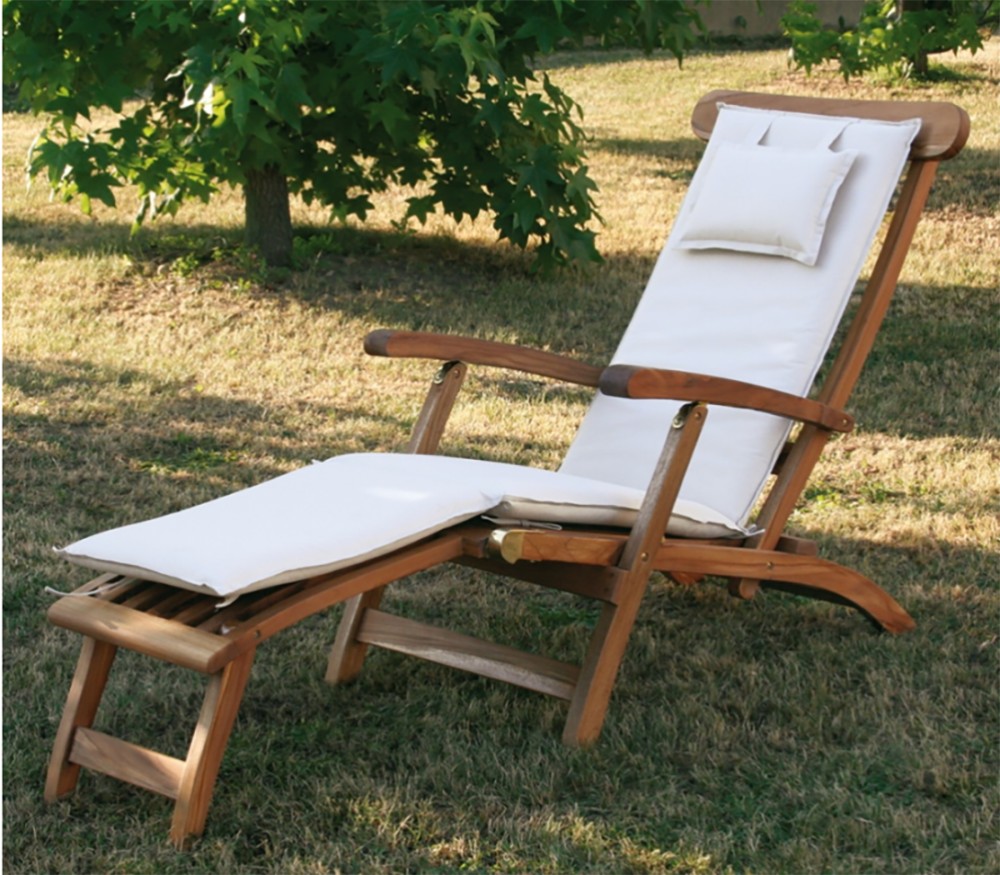 Sdraio in legno Real Chaise Longue