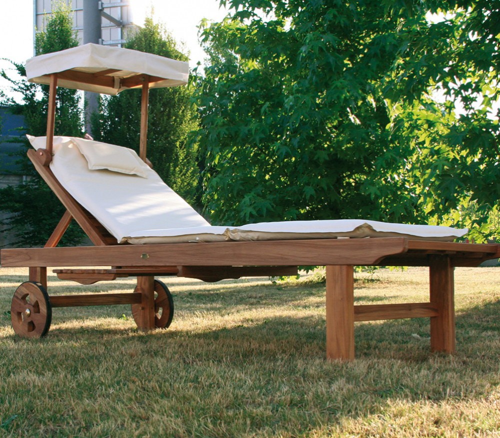 Lettino in legno Real Bad