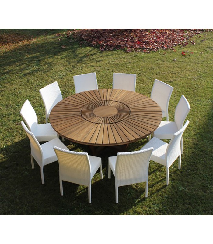 Tavolo da giardino in teak Real Table - Spazio Casa
