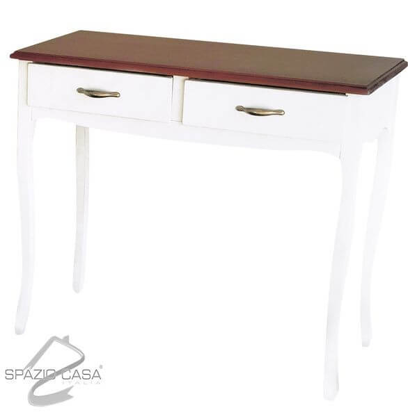 Consolle sciabola con cassetti - Provenzale