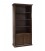 Libreria Classica Legno 2 ante Noce