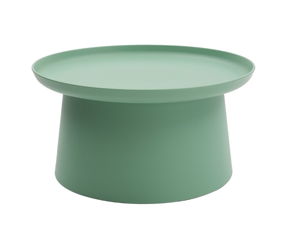 Tavolino Colorato Basso Polipropilene Bianco