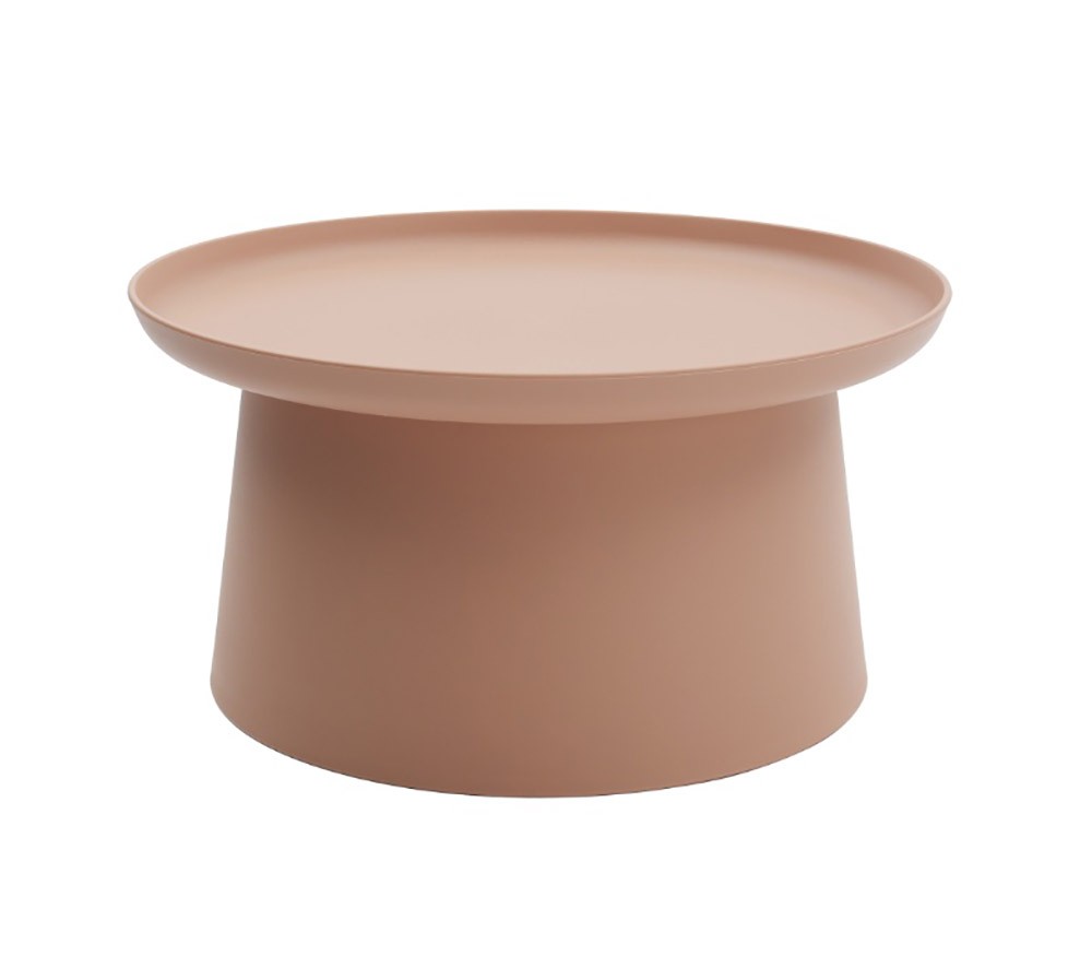 Tavolino Rotondo Polipropilene Rosa