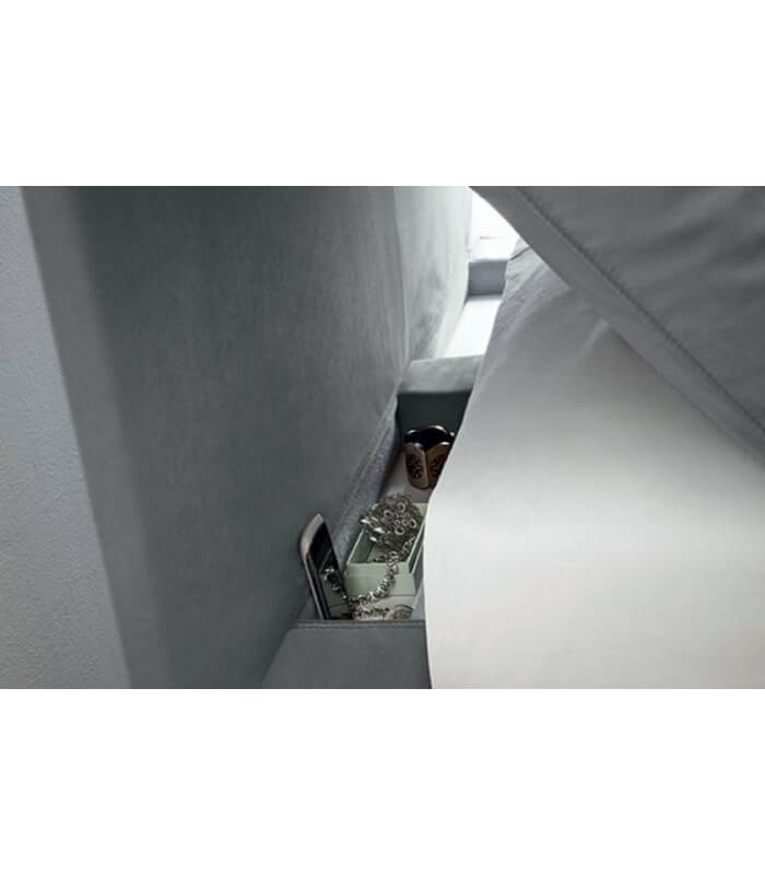 24KF Testiera King Size capitonnè con bottoni imbottiti con finiture i