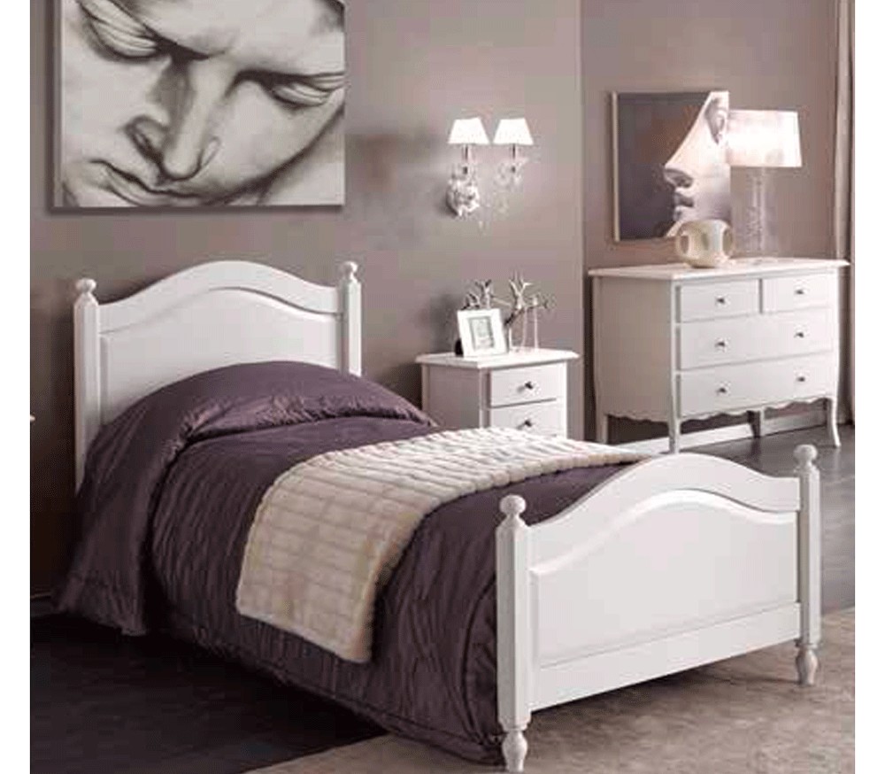 Letto Matrimoniale Legno Stile Provenzale