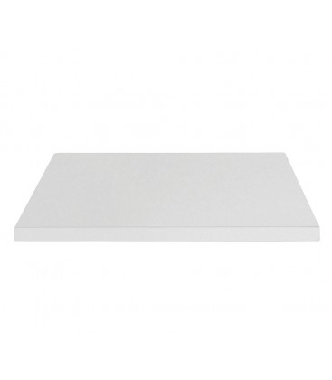 Piano Quadrato per Tavolo in Laminato Bianco Consumato 18 mm
