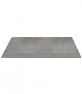 Piano Quadrato per Tavolo in HPL Cemento 10 mm