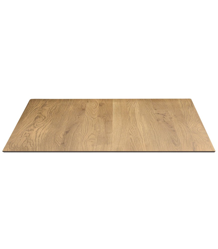 Piano Quadrato per Tavolo in HPL Rovere Nodato 10 mm