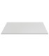 Piano Quadrato per Tavolo in HPL Bianco 10 mm