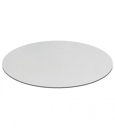 Piano Rotondo per tavolo in HPL Bianco 10mm