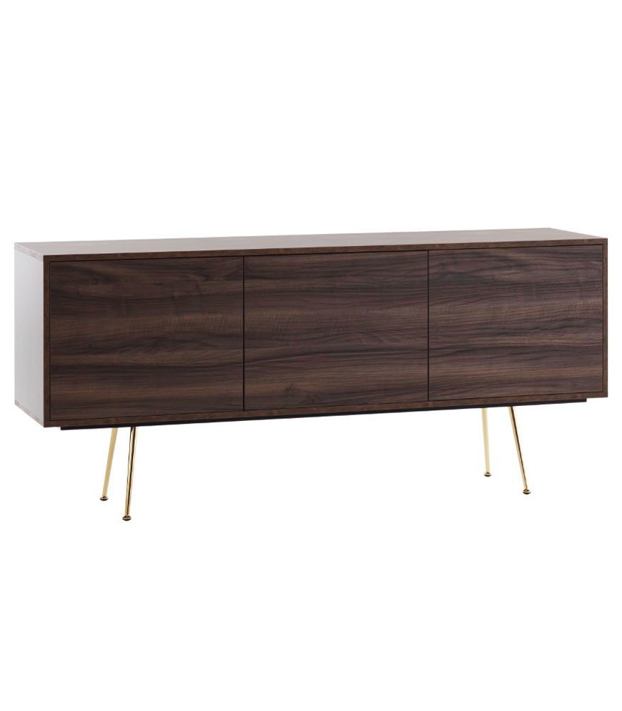 Madia moderna 3 ante effetto corten