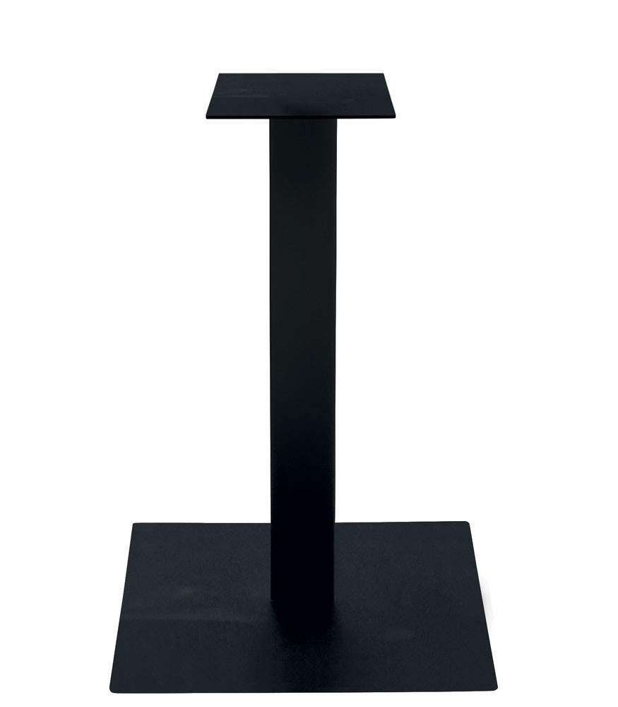 Base quadrata per tavolo in metallo Antracite