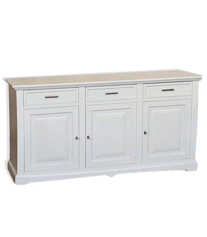 Credenza 2 Ante in legno piedi a cipolla