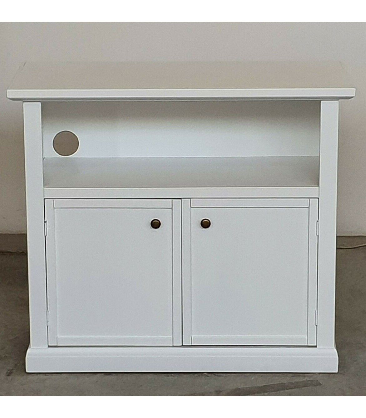 Mobile porta TV legno arte povera 2 ante