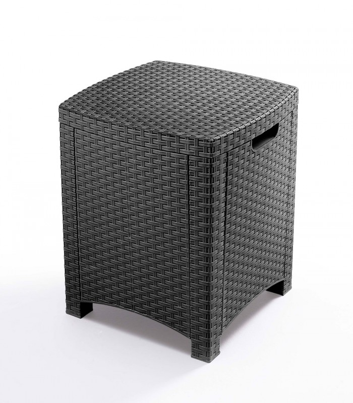 Kit Salottino per Esterno Effetto Rattan in Polipropilene (2 Posti