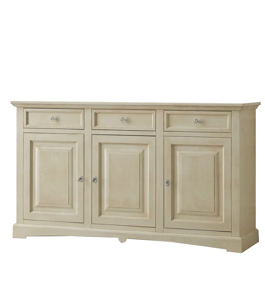 Credenza 3 Ante a Goccia in legno Noce