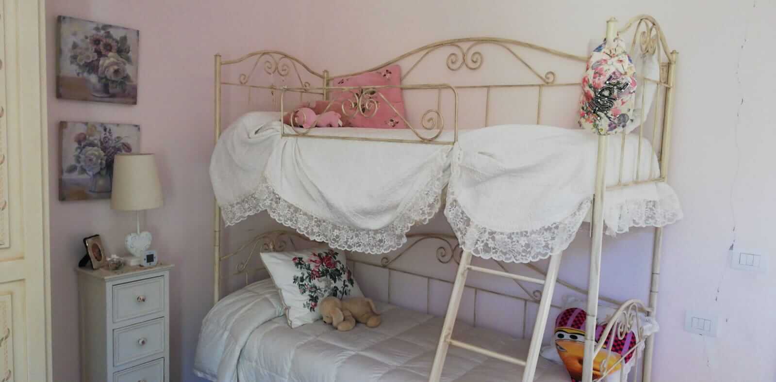 Divano Letto a Castello Lola Avorio Anticato