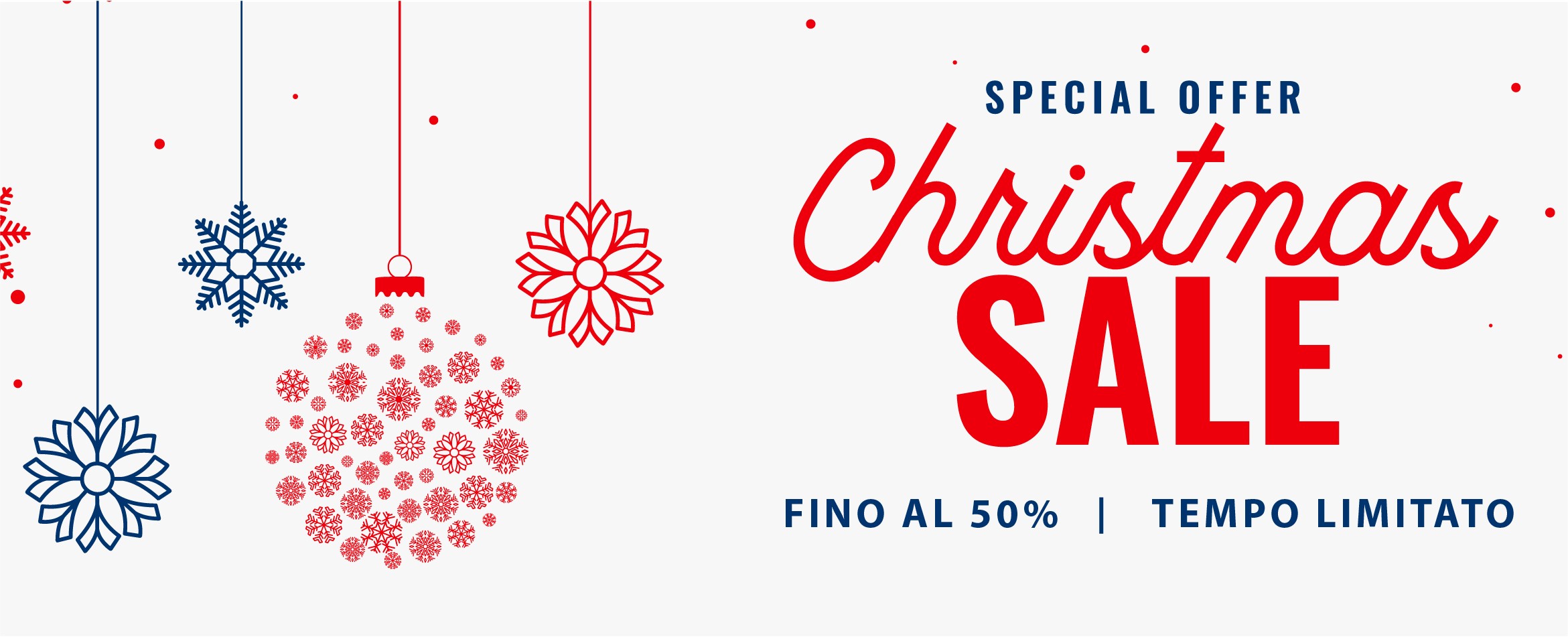 Speciale Natale fino al 50% di sconto